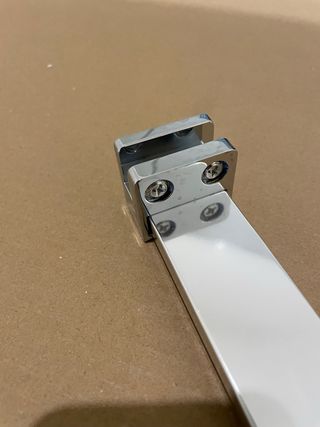 Braccio per vetro doccia walk-in - cromato 100 cm