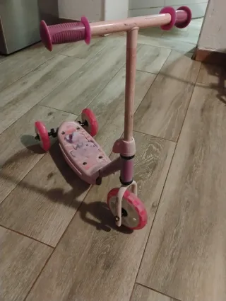 Patinete 3 Ruedas Infantil Rosa