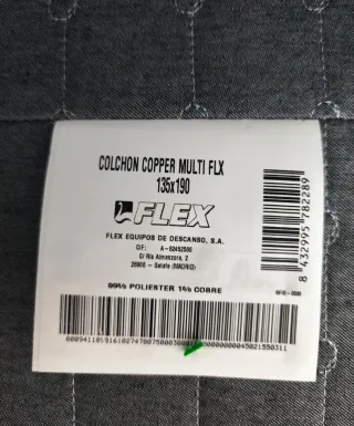 Colchón Flex 135x190 y Somier  Flex
