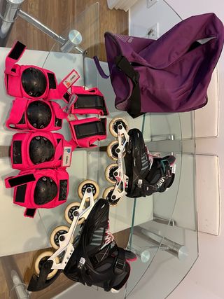 Patines en línea Oxelo niño + protecciones