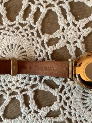 Reloj Emporio Armani Mujer Dorado Beige