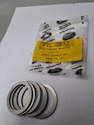 FTC3893 5 x Arandelas del diff palier Discovery 1