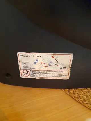 Silla portabebé gris. Grupo0 0-13 Kg