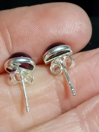 Pendientes Plata de Ley Amatista