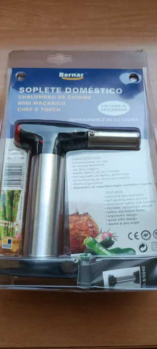 Soplete Cocina Bernar Mini Maçarico Chef's Torch