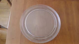 Plato de microondas de cristal