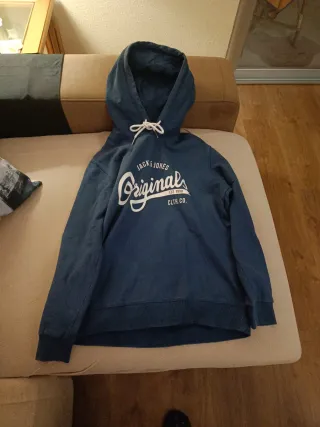 Sudadera Jack Jones Azul Talla XXL