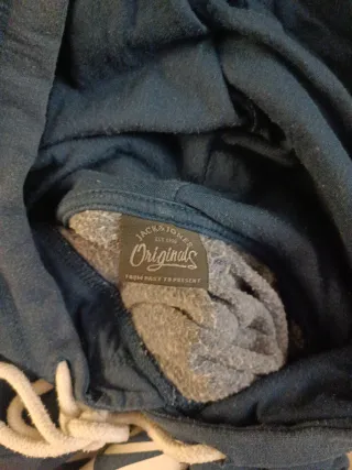 Sudadera Jack Jones Azul Talla XXL