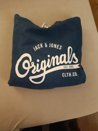 Sudadera Jack Jones Azul Talla XXL