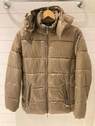 Plumífero mujer marrón medio