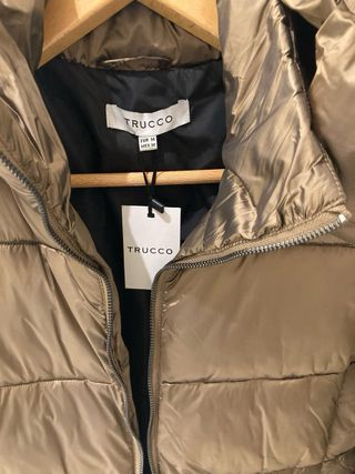 Plumífero mujer marrón medio