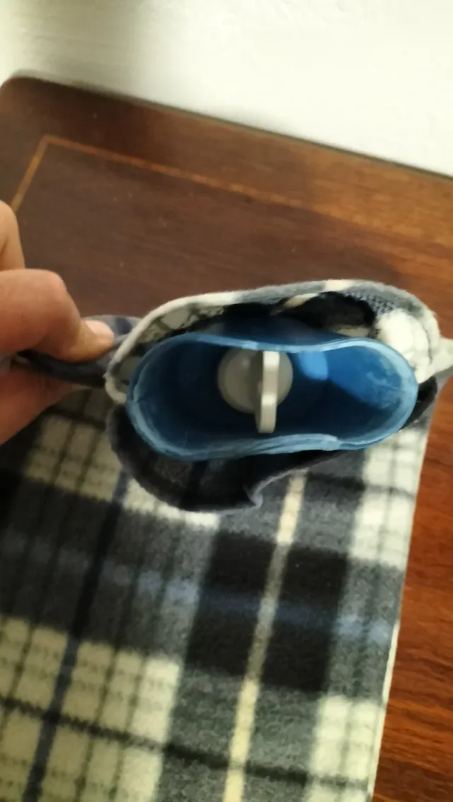 Bolsa de agua caliente 3L, funda polar