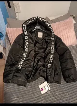 Chaqueta de plumas moncler Negra Talla L
