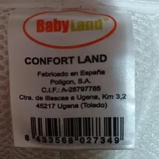 Colchón cuna blanco