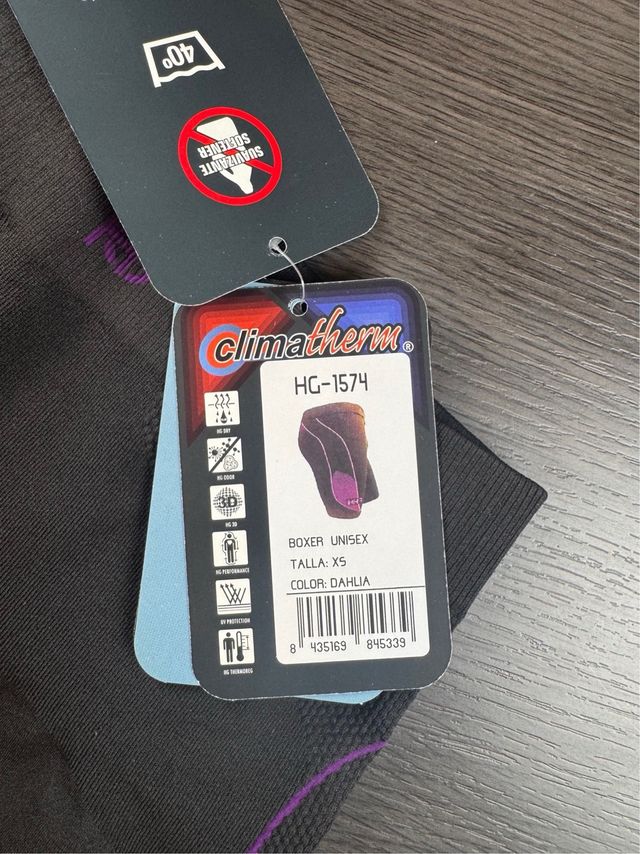 Boxer Térmico SportHG Negro Talla XS