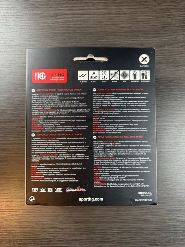 Boxer Térmico SportHG Negro Talla XS