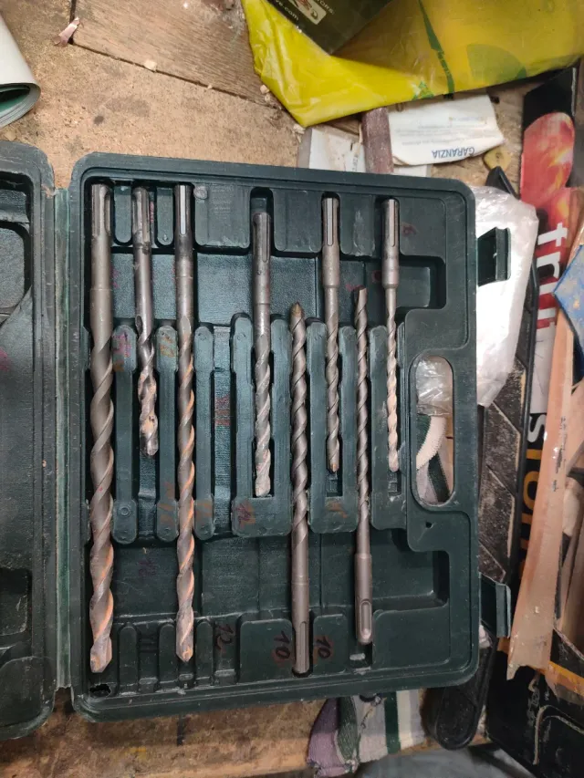 Martillo Rotativo Eléctricomas juego de brocas