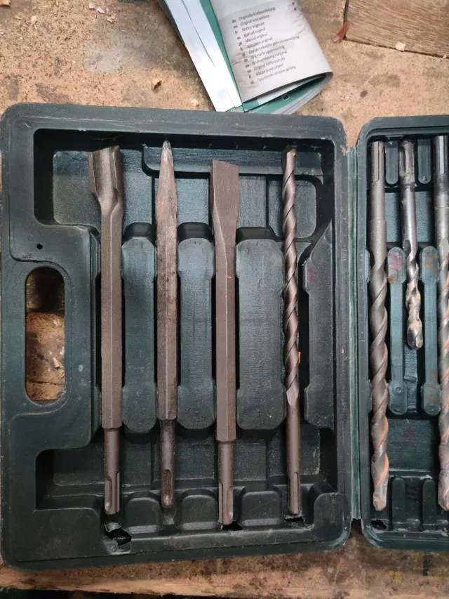 Martillo Rotativo Eléctricomas juego de brocas