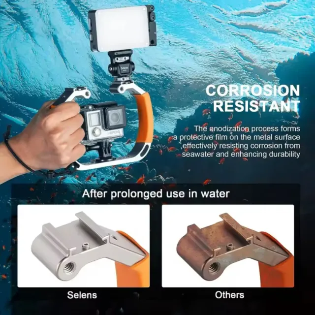 Soporte estabilizador buceo GoPro