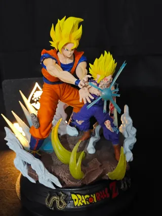 Diorama de Goku y Gohan Dragon Ball Z