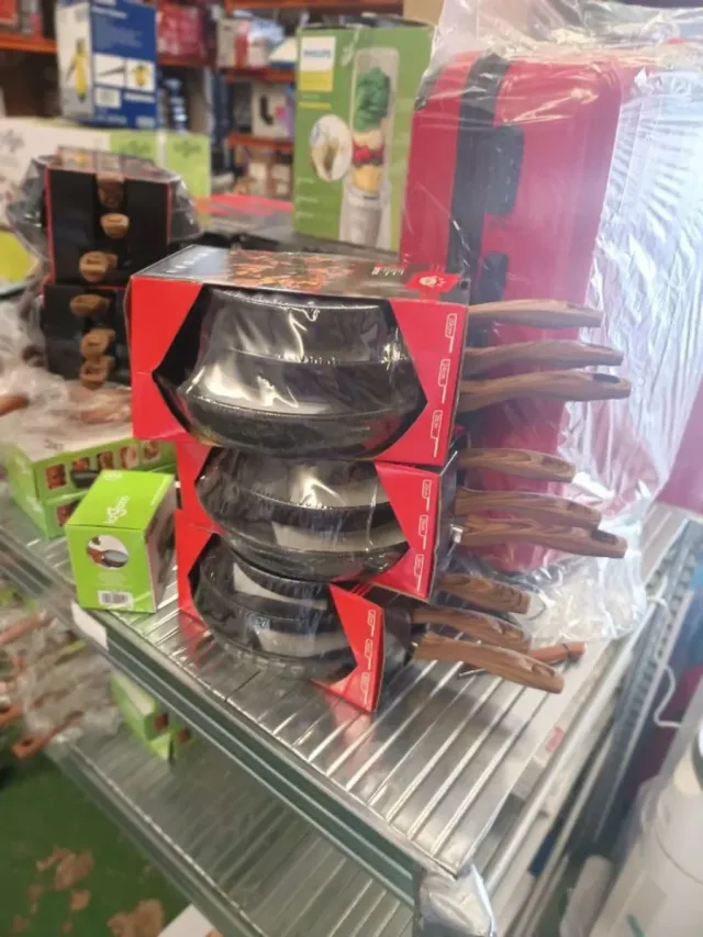 Lote de tres sartenes calidad