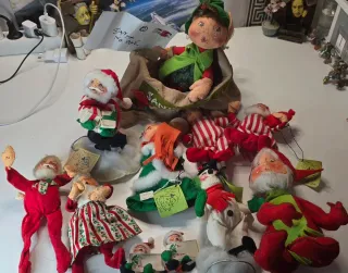 Muñecos vintage de tela