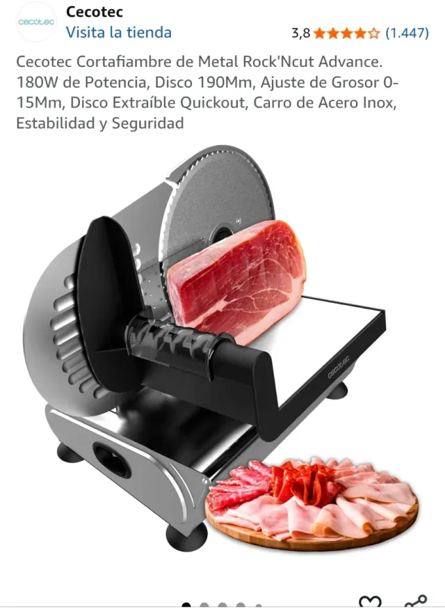 Cecotec Cortafiambres Rock'Ncut Advance