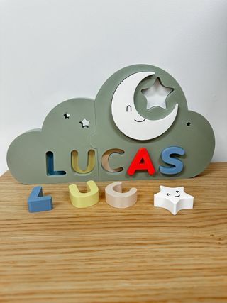 Puzzle nube decorativo infantil