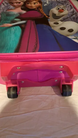 Maleta Frozen Elsa Anna Ruedas