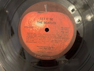 Vinilo The Beatles Let It Be Apple Records