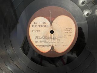 Vinilo The Beatles Let It Be Apple Records