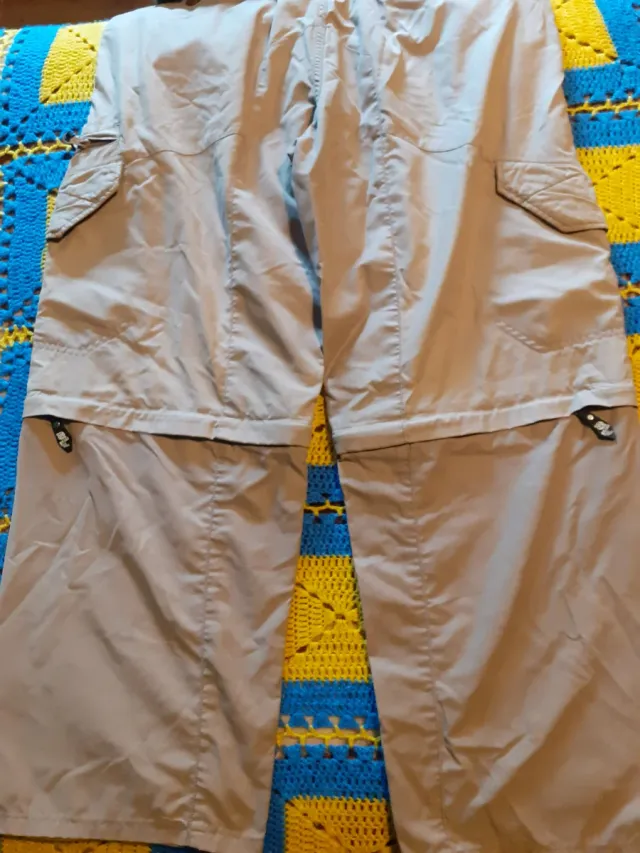 Pantalón desmontable hombre beige Lost