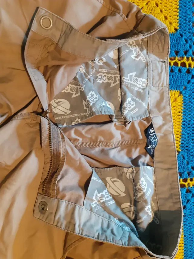 Pantalón desmontable hombre beige Lost