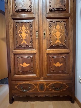 Armario Colonial Madera Antiguo 3