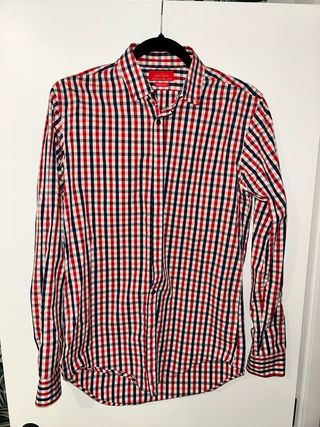 Camisa cuadros Zara
