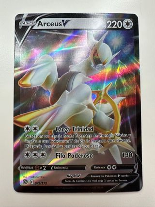 Carta Pokémon Arceus V 220 HP