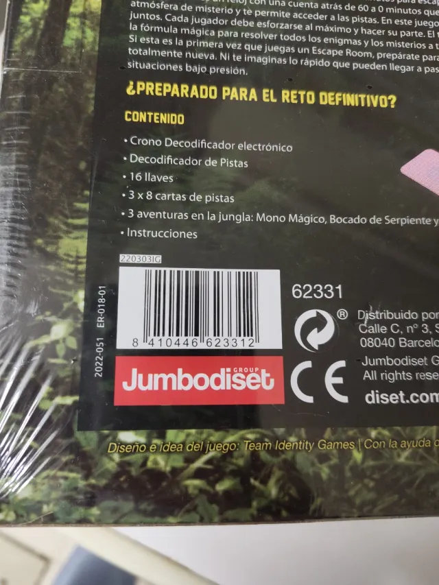 Escape Room The Game: La Jungla Familiar