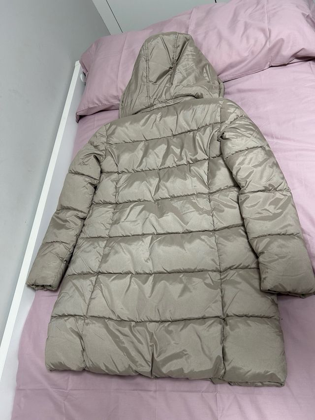 Abrigo acolchado niña con capucha