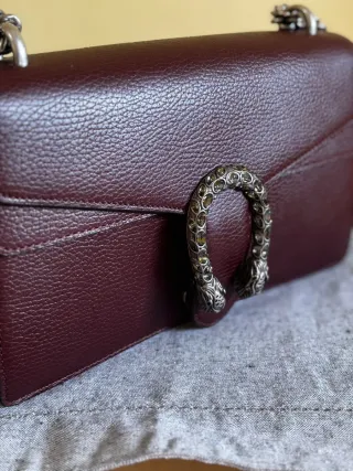 Borsa Gucci Dionysus Pelle Bordeaux