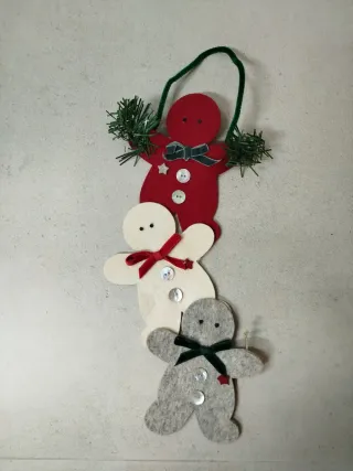 Colgante Navideño Muñecos Jengibre