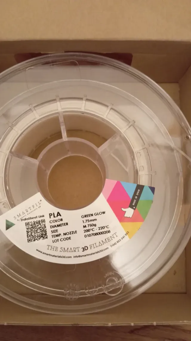 3 restos de rollos filamento impresora 3D