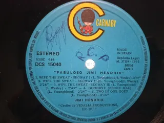 Vinilo Fabuloso Jimi Hendrix
