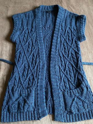 Chaleco Massimo Dutti Azul