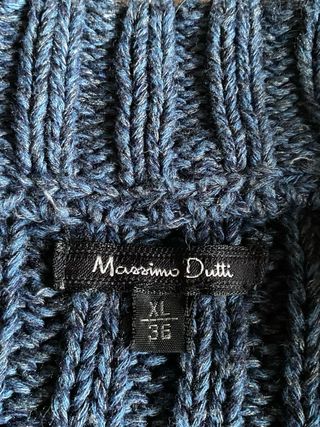 Chaleco Massimo Dutti Azul
