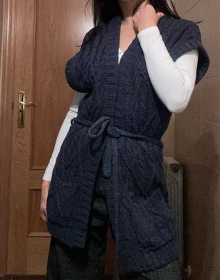 Chaleco Massimo Dutti Azul