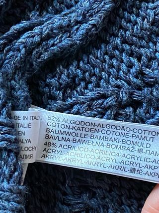 Chaleco Massimo Dutti Azul