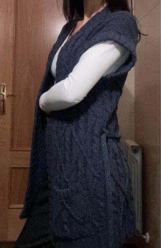 Chaleco Massimo Dutti Azul