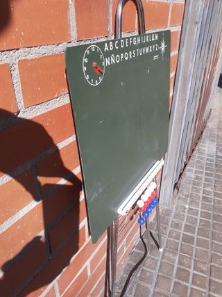 Pizarra infantil antigua ABC números