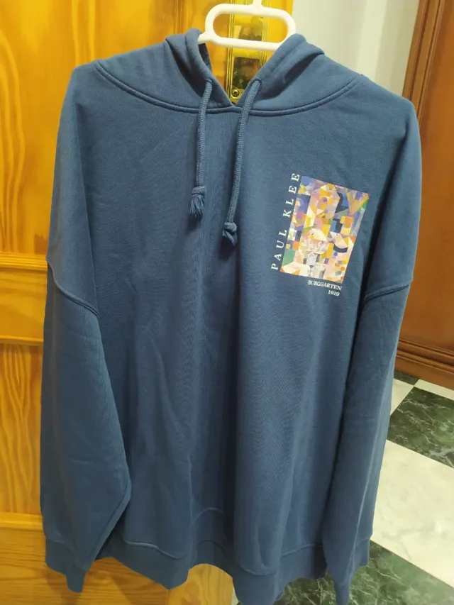Sudadera Azul con Estampado Paul Klee