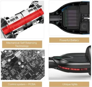 Hoverboard Tomoloo Q3-C Negro